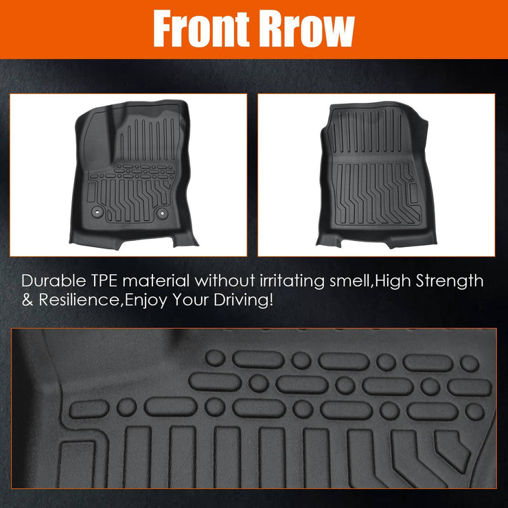 TPE Rubber Car Floor Mats For 13-19 Ford Escape & 13-18 C-Max