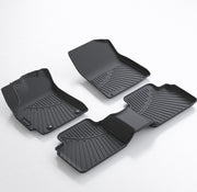 Floor Mats & Trunk Mat Compatible For 2021-2024 Hyundai Elantra-Not Fit Hybrid- All Weather Anti-Slip TPE Rubber Waterproof Non-Slip Design Protect 2 Rows Set Car Floor Liners -Black